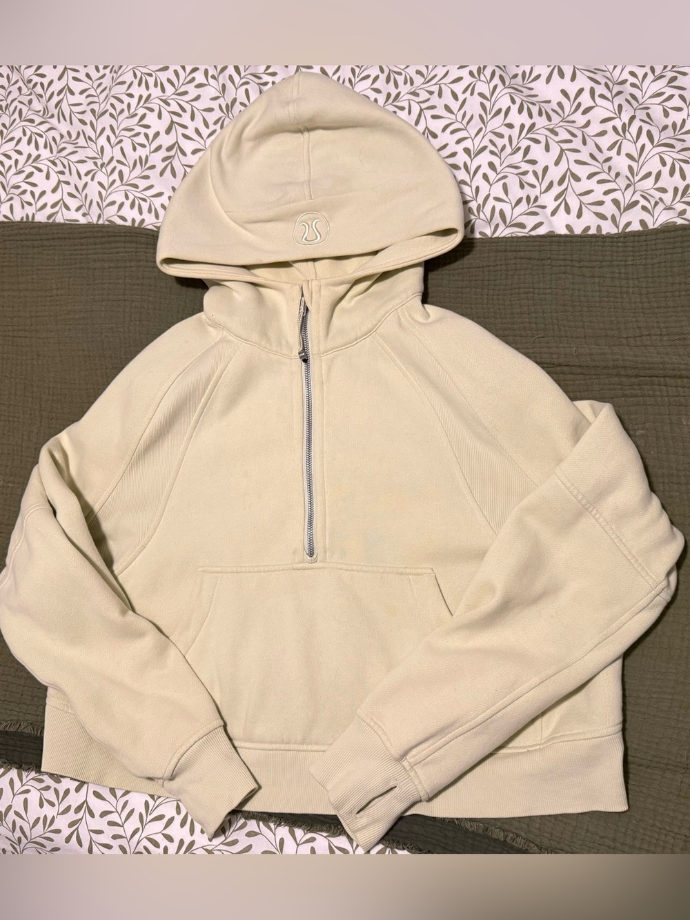 Lululemon scuba over sized 3/4 zip